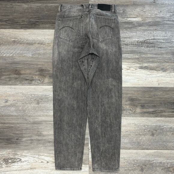 G-Star Raw Janeh Ultra High Mom Ankle Faded Black Womens 27x30 Stretch Jeans - Picture 2 of 12